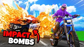 Trolling Cops With Impact Bombs In GTA 5 RP