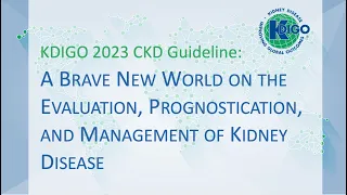 KDIGO 2023 CKD Guideline: Evaluation, Prognostication, and Management of Kidney Disease