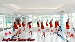 Merah Putih Line Dance||Demo by Tayuka Karamoy & Sunflower Dance Class