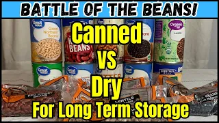 Beans:  Canned Beans VS Dry Beans