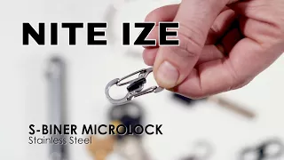 The Nite Ize S-Biner Microlock Stainless Steel Carabiner