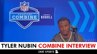 Minnesota Safety Tyler Nubin NFL Combine Interview On His Dream To Play For The Chicago Bears