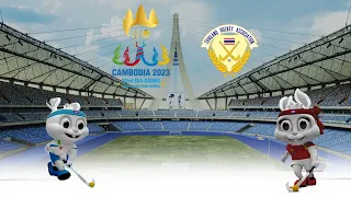 SEA Game Cambodia 2023 Men's and Women's Indoor Hockey Competition Malaysia VS Indonesia M Pool