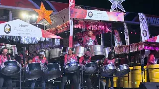 Massy Trinidad All Stars Steel Orchestra plays “Inventor” at Carnival Lagniappe