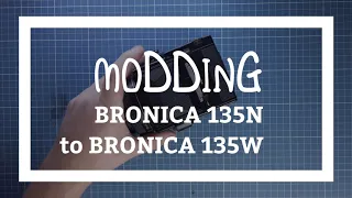 Bronica ETR-Si | Modding a 135N back to be a 135W back