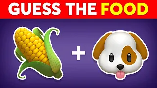 Guess the FOOD by Emoji? 🍔  Food And Drink By Emoji | Monkey Quiz