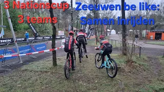 Oldenzaal 3 Nationscup  XCO U17 31-03-2024 junioren MTB alg. gefilmd 14min incl val bij start 3NC