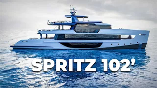 Alpha Spritz 102' "Andreika IV" Yacht Tour | Superyacht Newcomer! (Review)