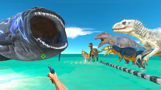 FPS Avatar Rescues Dinosaurs and Fights Bloop - Animal  Revolt Battle Simulator