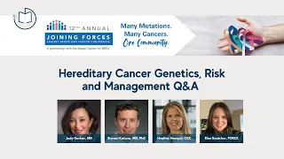 2021 FORCE | Hereditary Cancer | Hereditary Cancer Genetics, Risk and Management Q&A Panel
