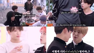 [JIKOOK/KOOKMIN REAL] (VIETSUB - Bang taened) Jungkook muốn Jimin ăn thật nhiều