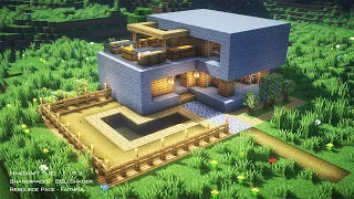 Minecraft How to build a Stone House #264