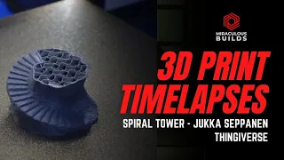 3D Printing Time Lapse - Spiral Tower - Creality Ender 3 PRO [Octolapse]