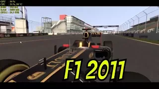 F1 2011 on Low End PC - Intel HD 4000