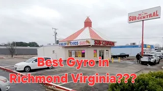 Sub Central in Richmond Virginia Has the Best Gyros??? #richmond #trucking #trucker