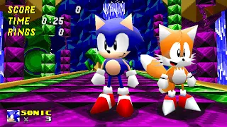 Sonic 2 recreated in Sonic Robo Blast 2