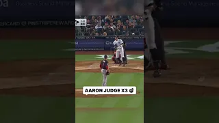 Aaron Judge hits a hat trick for the first time in his career 🤯 (🎥: @yankees)