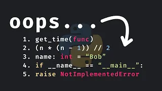 5 Awful Python Mistakes To Avoid