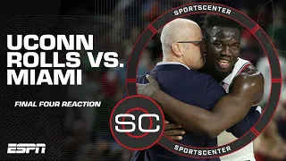 Miami vs. UConn Reaction: The Huskies looked like a ‘dominant force’ – Rece Davis | SportsCenter