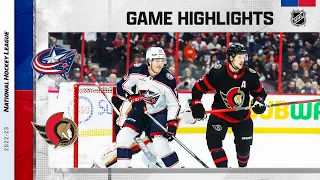 Blue Jackets @ Senators 1/3 | NHL Highlights 2023