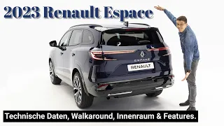 Der 2023 Renault Espace. Ausführlicher Walkaround, Innenraum, Features, Preis und Marktstart.