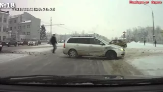 Новая подборка видео аварии дтп 02 03 2016 car crash dashcam video 480p