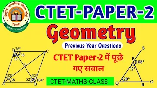 CTET PAPER-2  Previous  Year Questions | Geometry related CTET Paper 2 Questions with Solutions