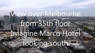 Imagine Marco Melbourne, view from 35th floor balcony