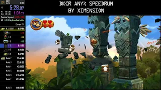 DKCR Any% Speedrun | 1:47:06 [PB]