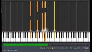 Skyrim - The Dragonborn Comes Piano Tutorial (Synthesia)