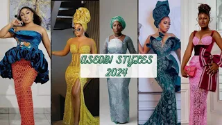 Hottest 🔥🔥Classy and trendy lace Aseobi styles 2024||fashion style||