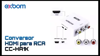 Conversor HDMI para RCA / Modelo CC-HA1K