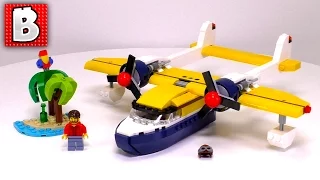 Cool Seaplane In Our LEGO City! 2017 Creator Island Adventures 31064 | Unbox Build Time Lapse Review