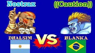 Street Fighter II': Champion Edition - Nostrax vs ((Caution)) FT5