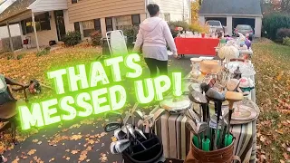 Dont do THIS at Garage sales!