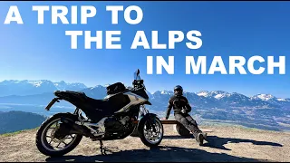 Motorcycle Travel To The Alps In Spring 2022, Honda NC750X, Germany Austria Switzerland, Adventure