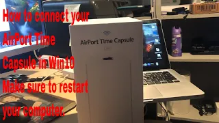 How to connect airport time capsule in Win10