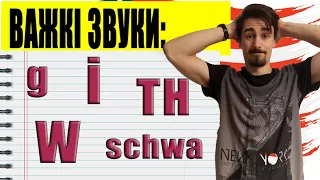 Урок Англійської - Вимова Важких Звуків - TH, I, W, Schwa