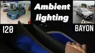 How to change ambient lighting on Hyundai Bayon and i20 #ambientlights #hyundaii20 #hyundaibayon