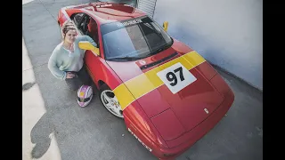 How to drive a race car on the street? Ferraris street legal factory race car, Ferrari 348 Challenge