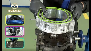 🔧 Motores rotativos Mazda (Montaje paso a paso) 🟧  Mazda rotary engine (Full assembly)