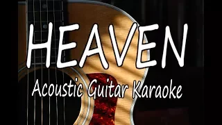 Julia Michaels - Heaven (Acoustic Guitar Karaoke)