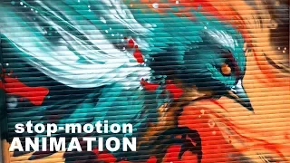 EPIC Street Fight! Wall-Painted Animation | KIPTOE