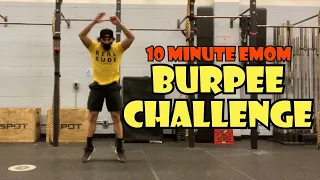 10 Min EMOM: Burpee Challenge #2 | 135 Burpees | Eric Rivera