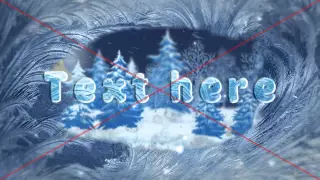 Новогодняя история -2015 winter window для Adobe After Effects