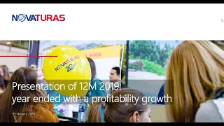 'Novaturas' financial results for the twelve months of 2019