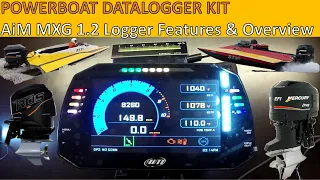 AiM MXG 1.2 Features and Overview (Drag Powerboat Datalogger Kit)