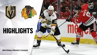 NHL Highlights | Golden Knights @ Blackhawks 10/22/19