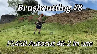 Brushcutting #8 - Stihl FS450 Autocut 46-2 in use 2020