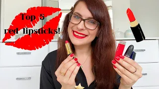 FIVE FAVOURITE RED LIPSTICKS / RED LIPSTICK COLLECTION